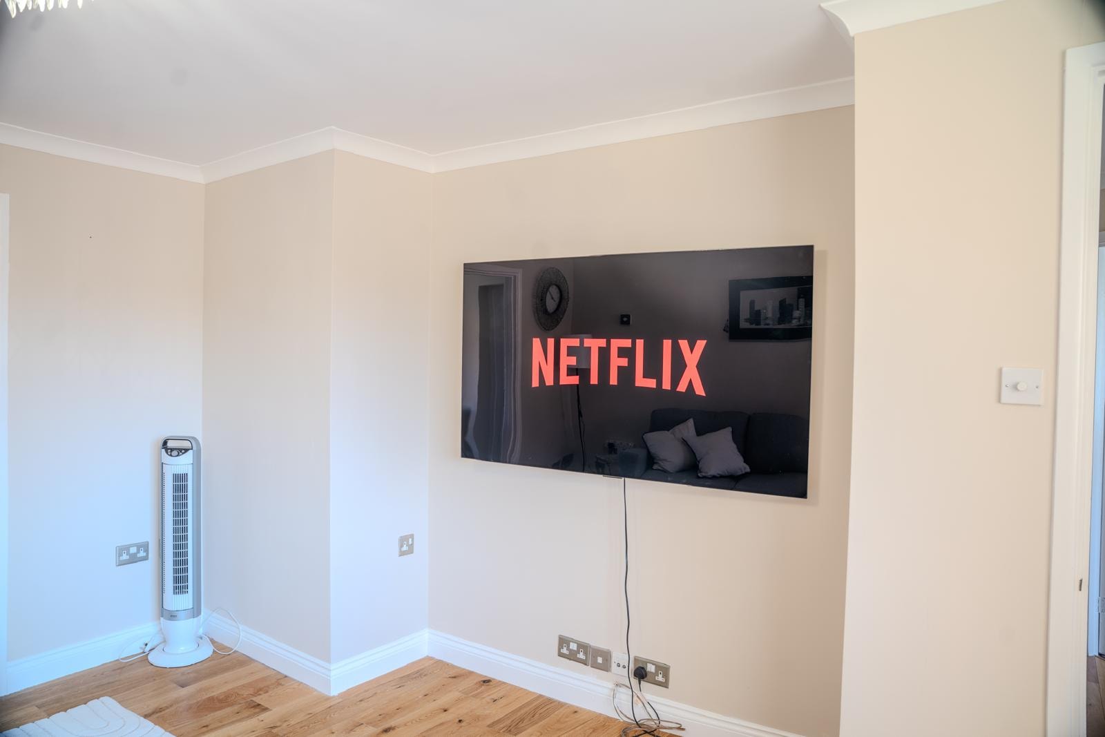 Living room with Smart TV